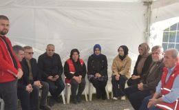 Kartalkaya’daki yangında hayatını kaybeden Çetiz ailesi için mevlit okutuldu