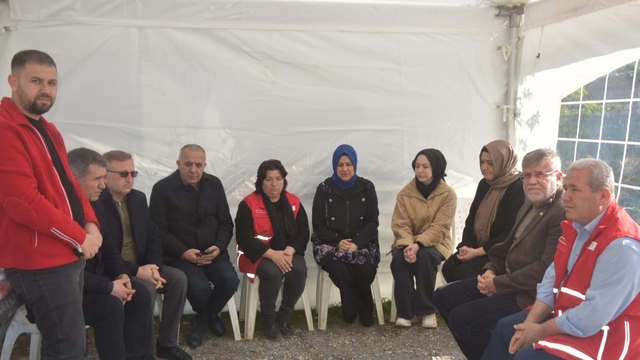 Kartalkaya’daki yangında hayatını kaybeden Çetiz ailesi için mevlit okutuldu